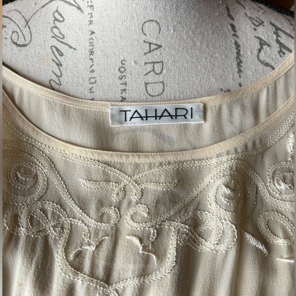 TAHARI 100% Silk Camisole Dress & Slip (6) Note: a few small nicks on rear hem - Picture 8 of 13